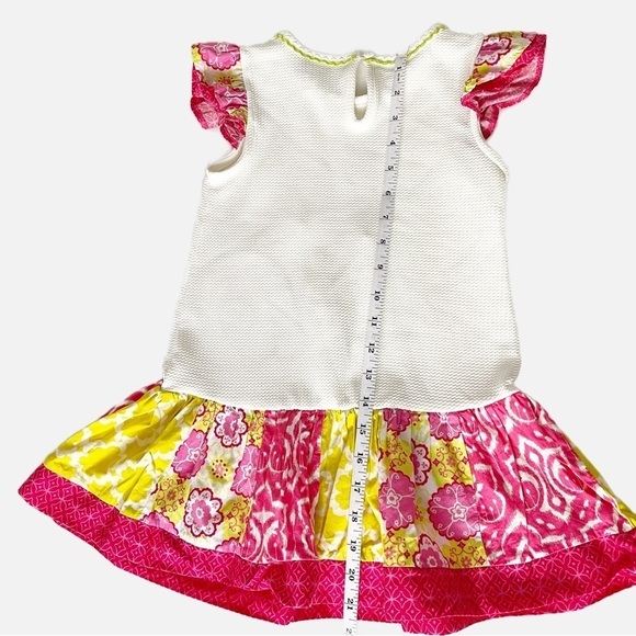 EMILY ROSE Green Snail White Girl’s Blouse Top - Size 7 - Picture 9 of 10